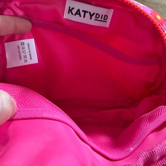 Katydid Pink Smiley Face Floral Crossbody Bag Festival Trendy - Picture 2 of 3